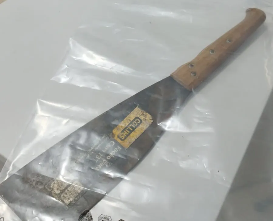 Mulher é presa após invadir casa e ameaçar casal com facão, em Umuarama